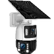 4G Sim Card IP Speed Dome Camera with 20W Solar Panel 6MP Human Tracking 20X Optical Zoom Full Metal 24 Hours Work Camera