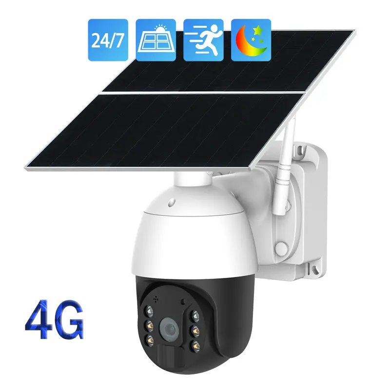 Enabling Unlimited Surveillance Solar-Powered Low-Power Outdoor Surveillance Camera No Electricity Or Network, Still Safe Monitoring