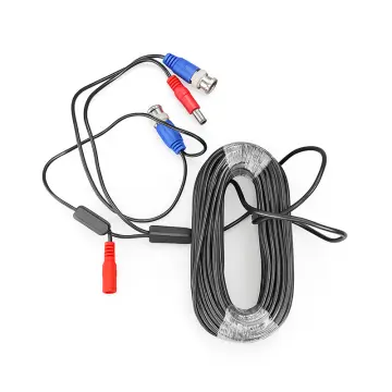Psenniknow 60ft 18m/100ft 30m BNC+DC CCTV Cable DVR Camera Recorder Video Cable for Analog AHD CVI Camera DVR CCTV Surveillance